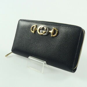 Gucci Zumi Long Wallet Black